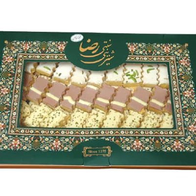 شیرینی برشتوک جعبه پذیرایی سوغات قزوین